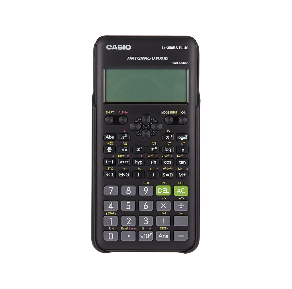 Casio fx-350ES PLUS-2 Scientific Calculator 252 Functions Natural Textbook Display
