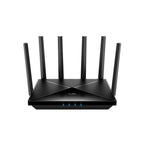 CUDY WR6500 BE6500 Gigabit Wi-Fi 7 Router – Dual Band WiFi 7 Mesh Router with 5 Gigabit Ports, High-Speed Performance & Whole Home Coverage