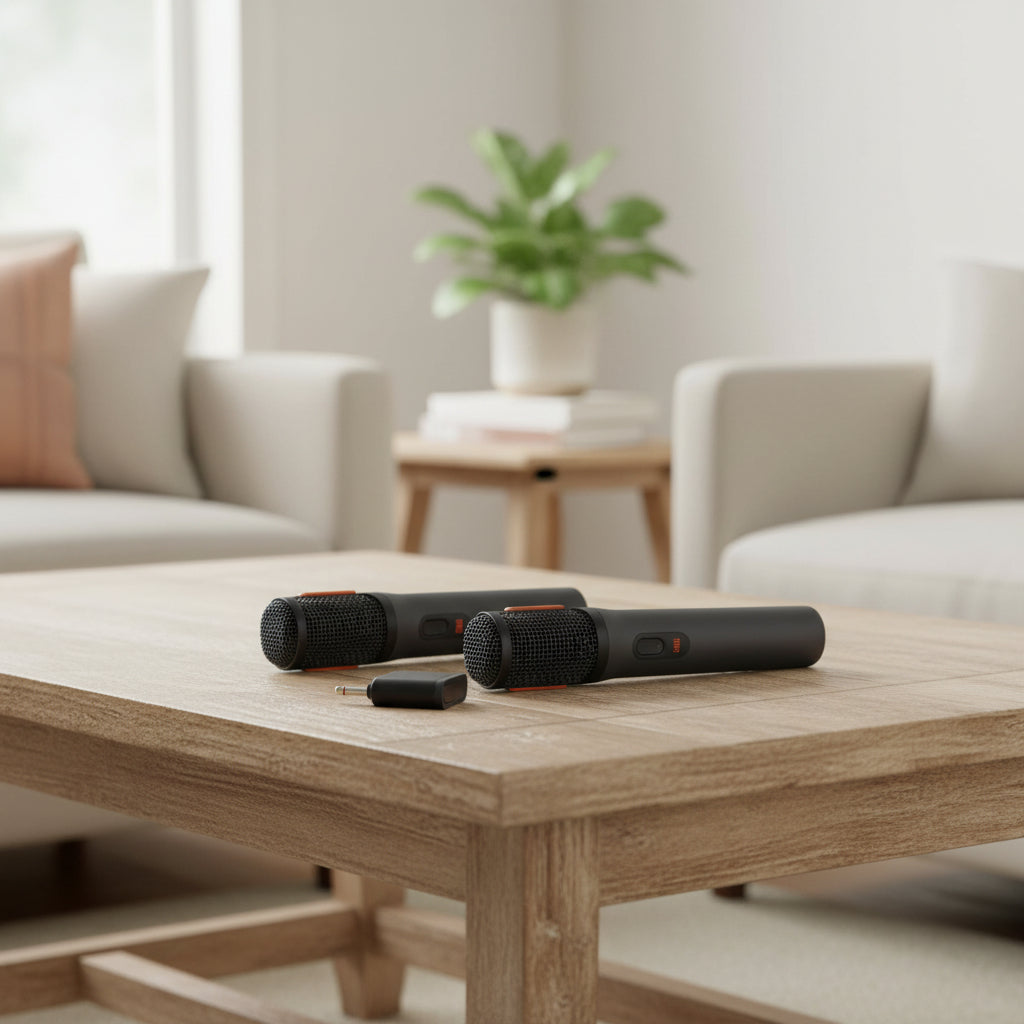JBL PartyBox Wireless Microphone Set v2 dual microphone product image