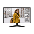AOC 27B36H 27-Inch 100Hz IPS Full HD Monitor Frameless Adaptive Sync Display for Office & Entertainment