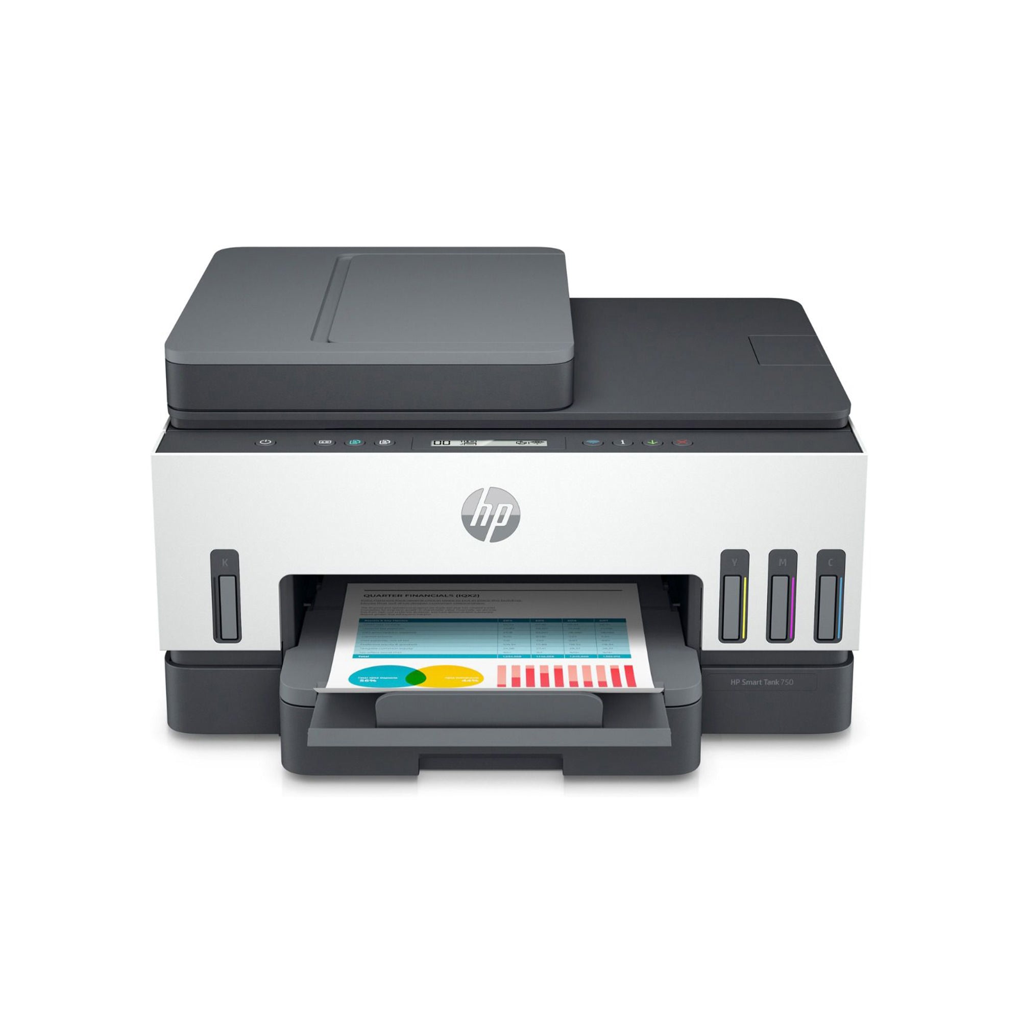 HP Smart Tank 750 WiFi All-in-One Wireless Ink Tank Printer – Print, Scan, Copy & High-Capacity Refillable Ink System with ADF for Home & Office
