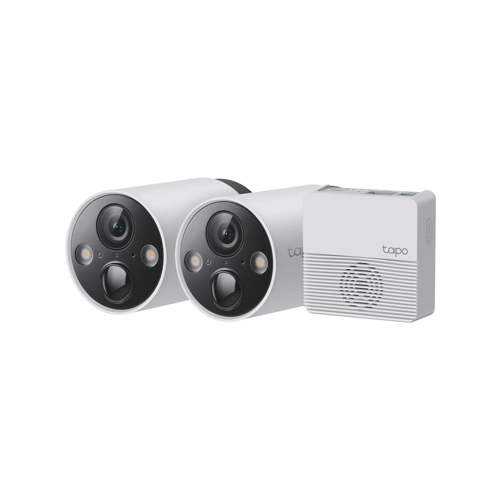 Tapo C420S2 Smart Wire-Free Security Camera System – 2K QHD Battery-Powered Outdoor Cameras with Color Night Vision & Smart AI Detection