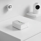 TP-Link Tapo H200 smart hub placed in modern smart home environment