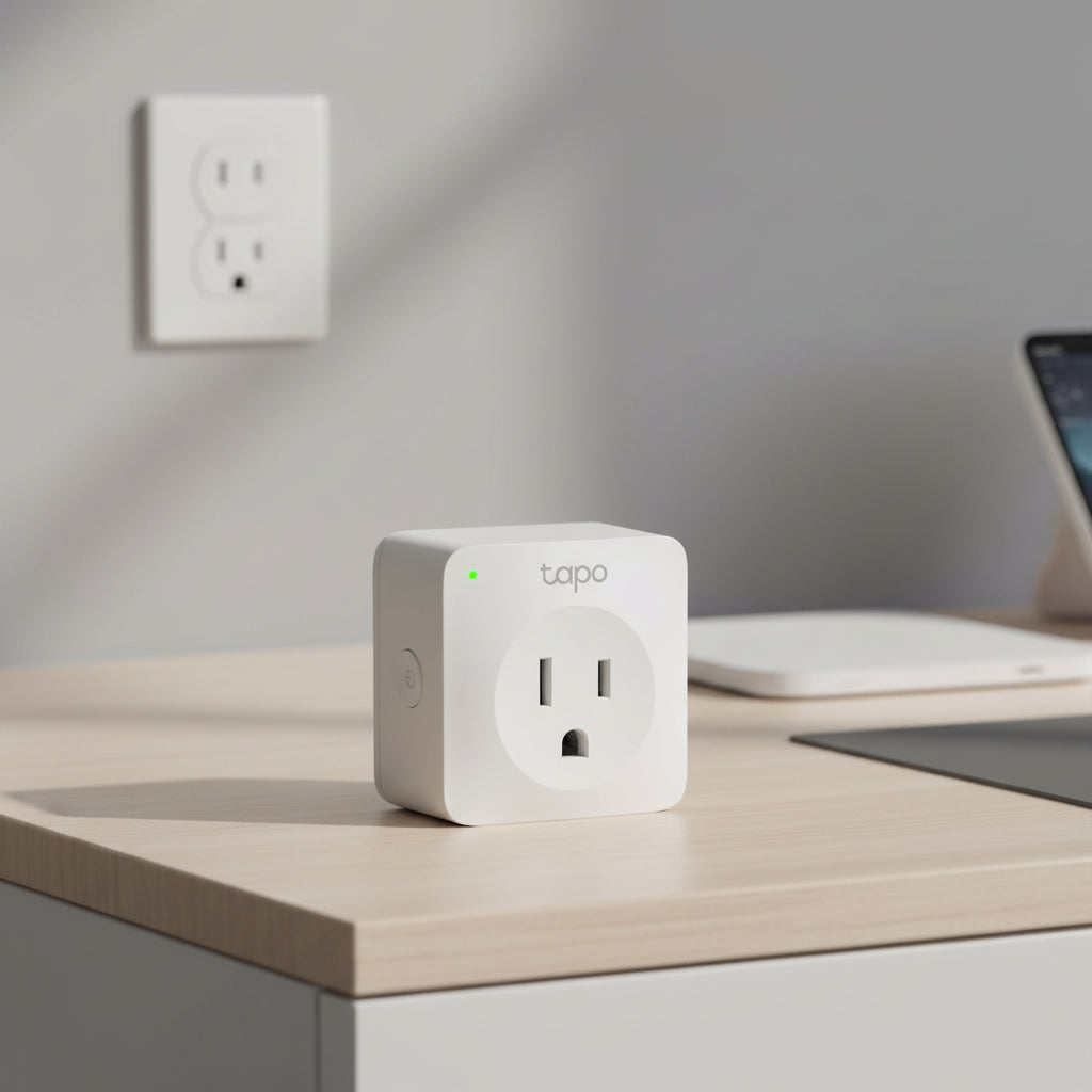 Smart WiFi socket Tapo P100 used for home automation and remote appliance control
