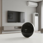 Tapo H110 universal IR remote hub placed in modern smart home setup