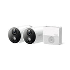 Tapo C400S2 Smart Wire-Free Security Camera System (2-Camera Kit) – 1080p Battery-Powered Outdoor Wi-Fi Cameras with AI Detection, Hub Storage & 180-Day Battery Life