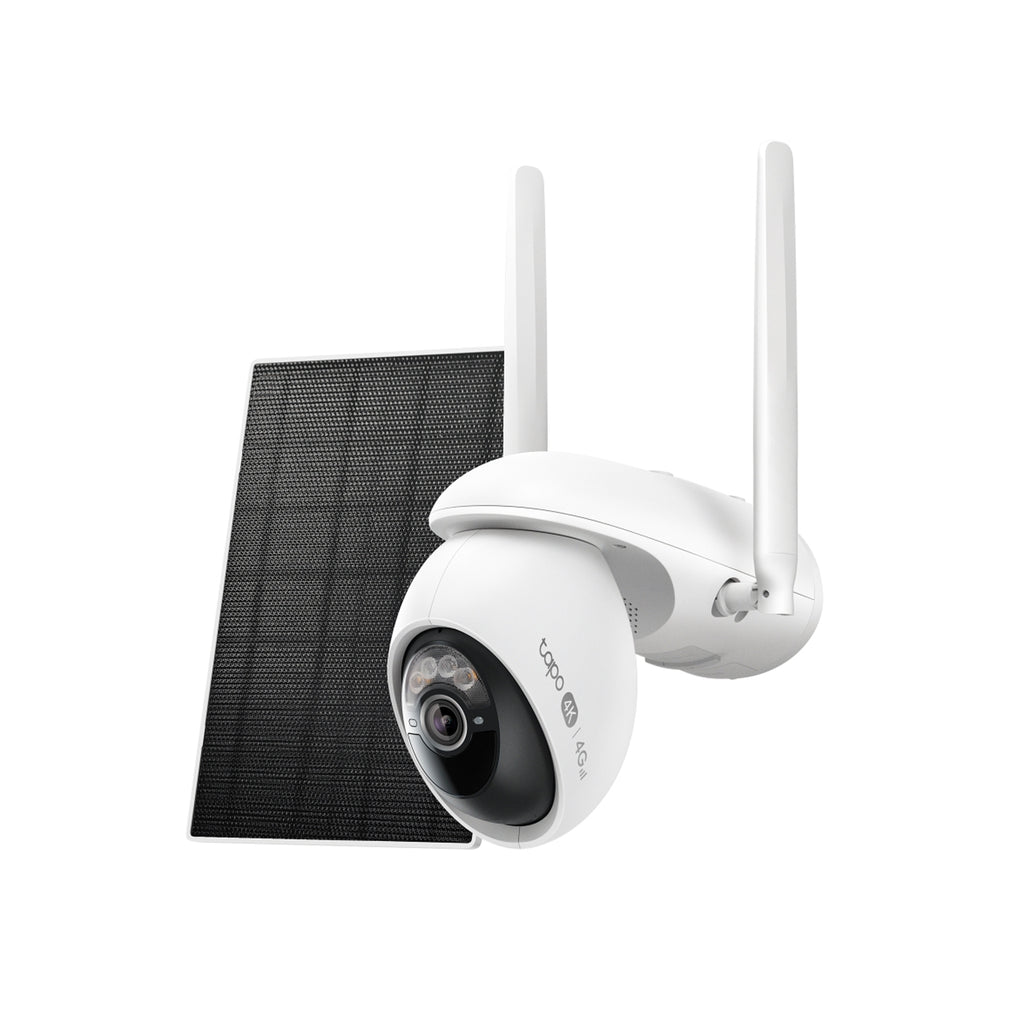 Tapo C665G KIT Solar-Powered Pan/Tilt Security Camera – 4G LTE & Wi-Fi Outdoor Smart Camera with Solar Charging