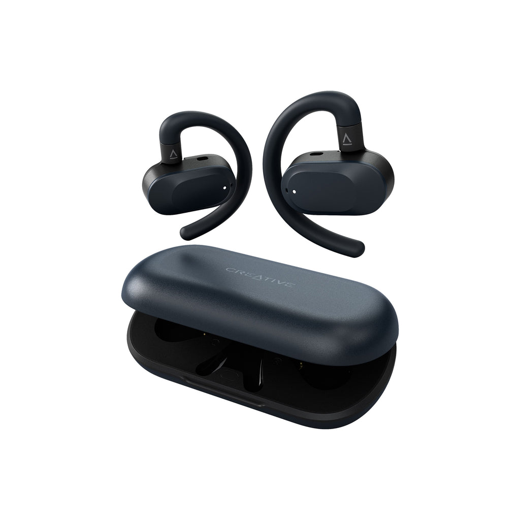 Creative Outlier Go Open-Ear Wireless Headphones Adjustable Fit Sweatproof Bluetooth Lightweight Sports Earphones (EF1210)