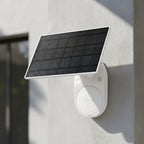 Tapo A201 flexible solar charger powering wireless security camera