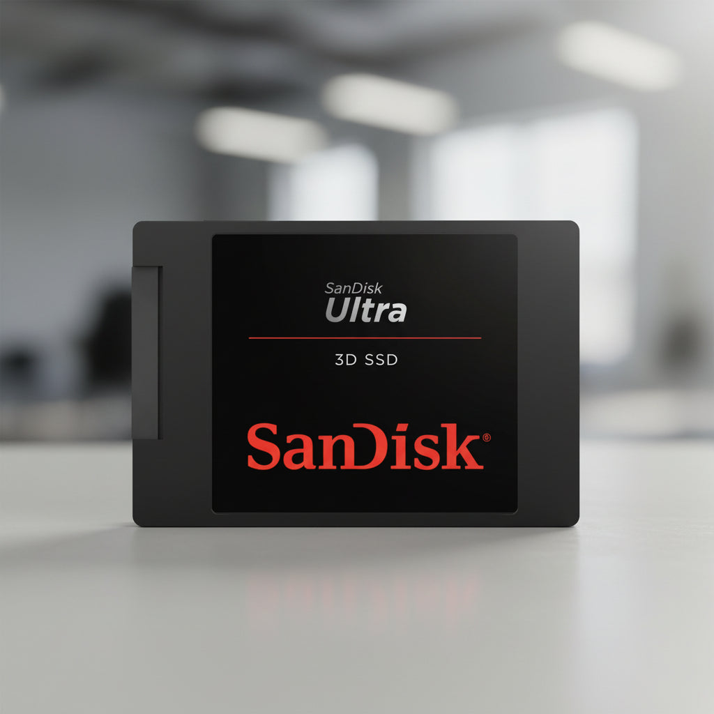 SanDisk Ultra 3D SATA SSD internal 2.5 inch drive offering fast application loading, quick file transfers, and reliable 3D NAND storage.
250GB 500GB 1TB 4TB