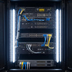 CUDY GS1024 24-port gigabit unmanaged switch rackmount server setup