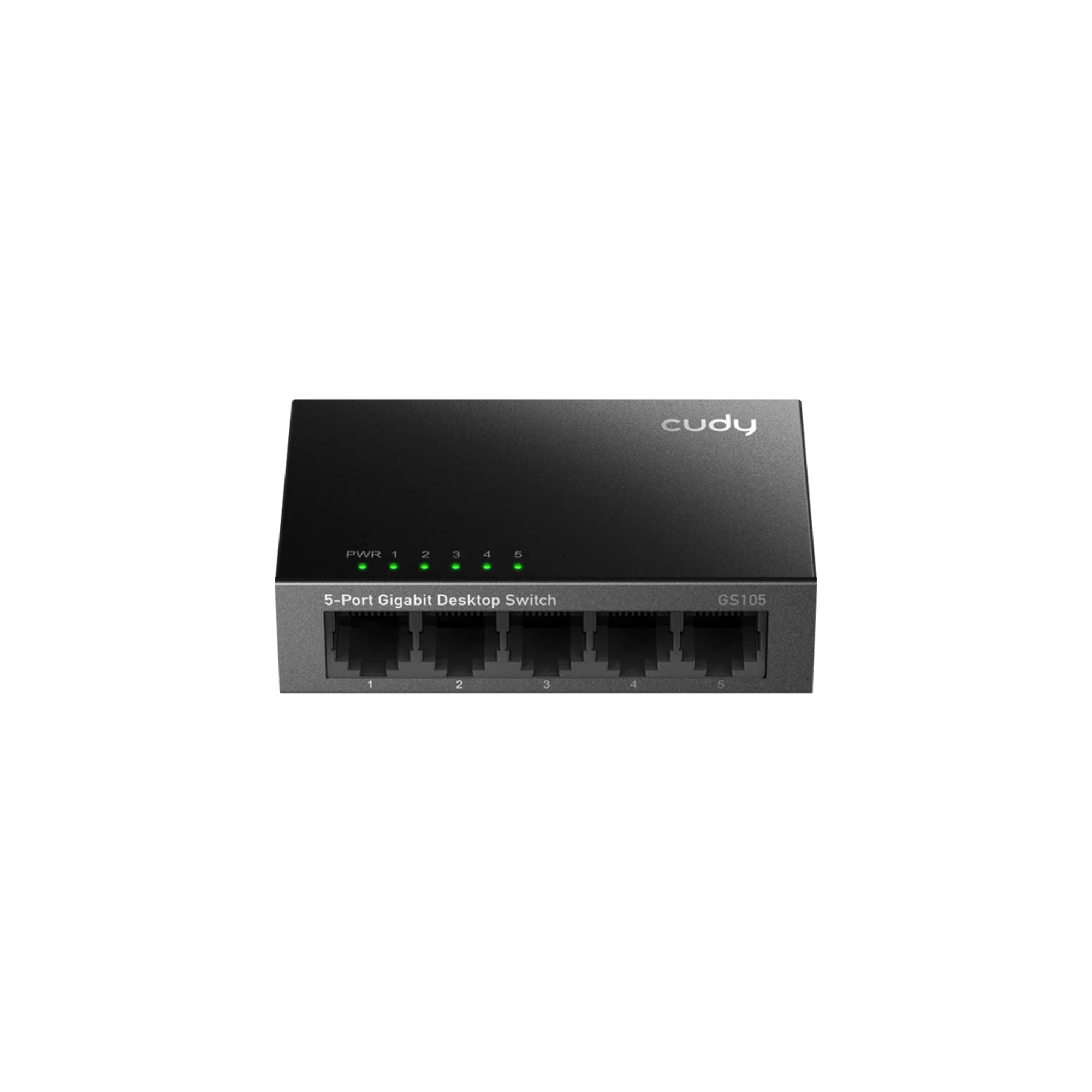 CUDY GS105 5-Port Gigabit Unmanaged Switch – Metal Housing Plug & Play Ethernet LAN Network Switch for Home & Office