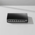 CUDY FS108 8-port Fast Ethernet desktop switch clean tabletop setup