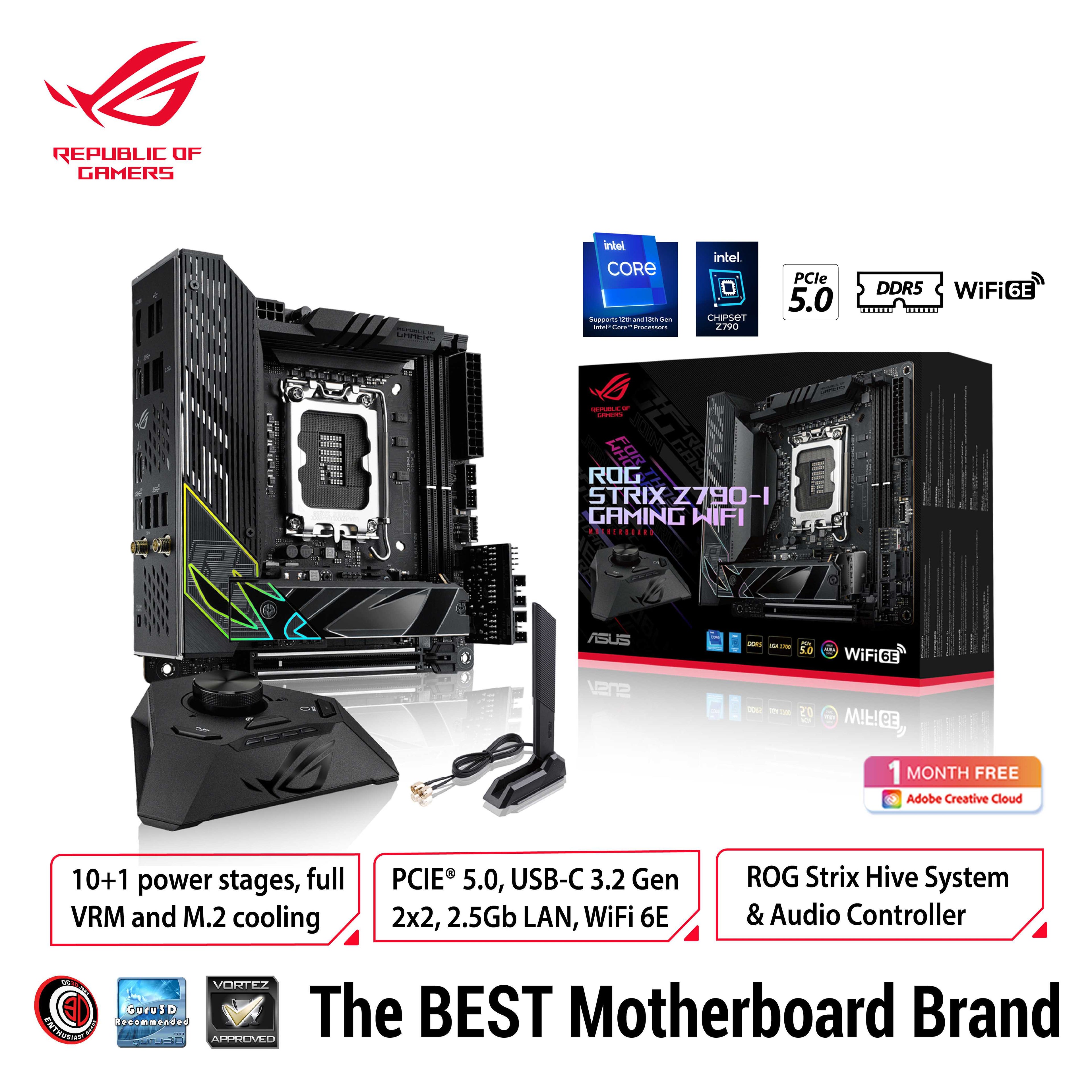 ASUS ROG Strix Z790-I Gaming WiFi Mini-ITX Motherboard