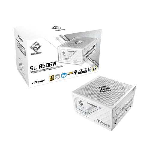 ASRock Steel Legend SL-850GW 850W 80+ Gold & Cybenetics Platinum Full Modular Power Supply