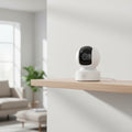 TP-Link Tapo C232 WiFi home security camera monitoring living room with AI alerts