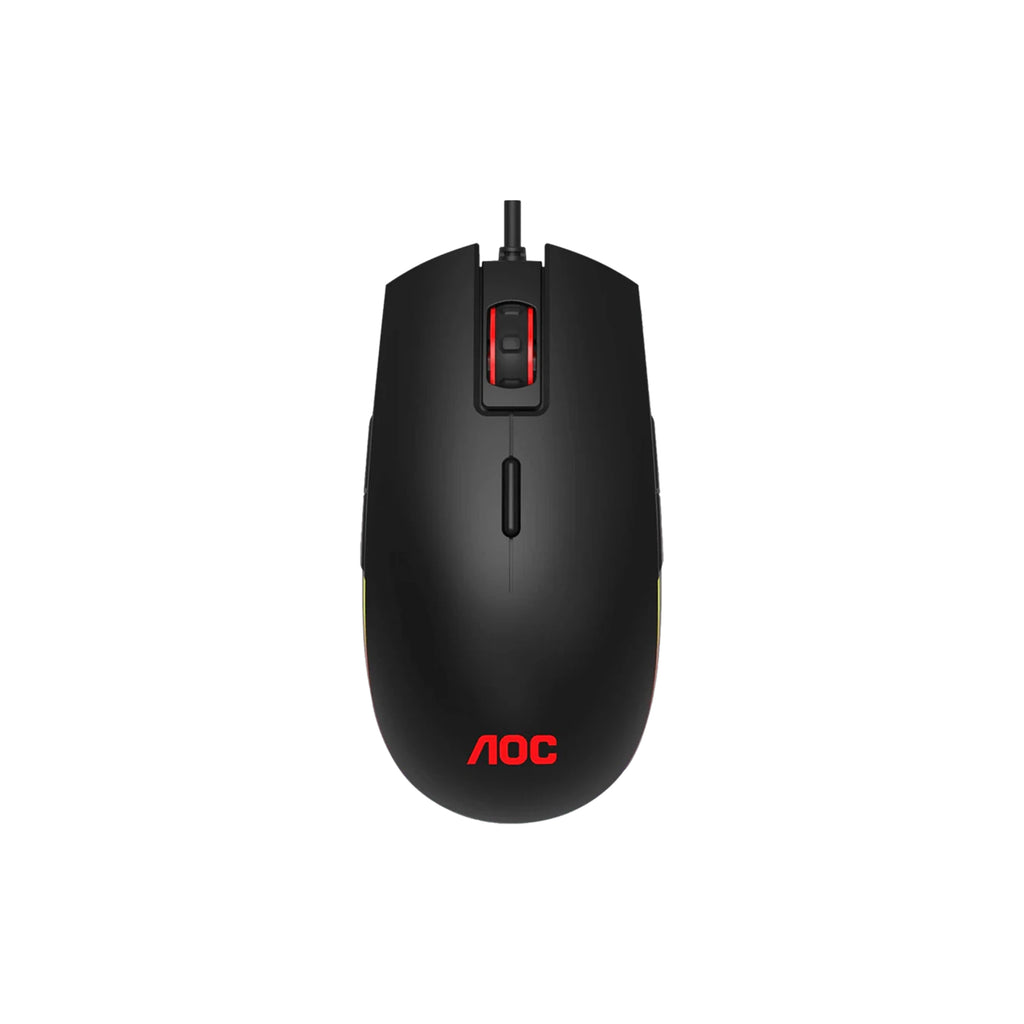 AOC GM500 RGB Gaming Mouse 5000 DPI 8 Programmable Buttons 20G Acceleration USB Wired Esports Mouse