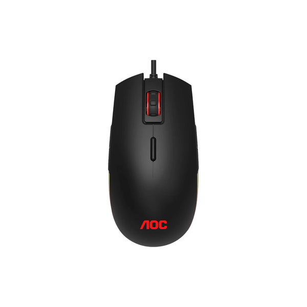 AOC GM500 RGB Gaming Mouse 5000 DPI 8 Programmable Buttons 20G Acceleration USB Wired Esports Mouse