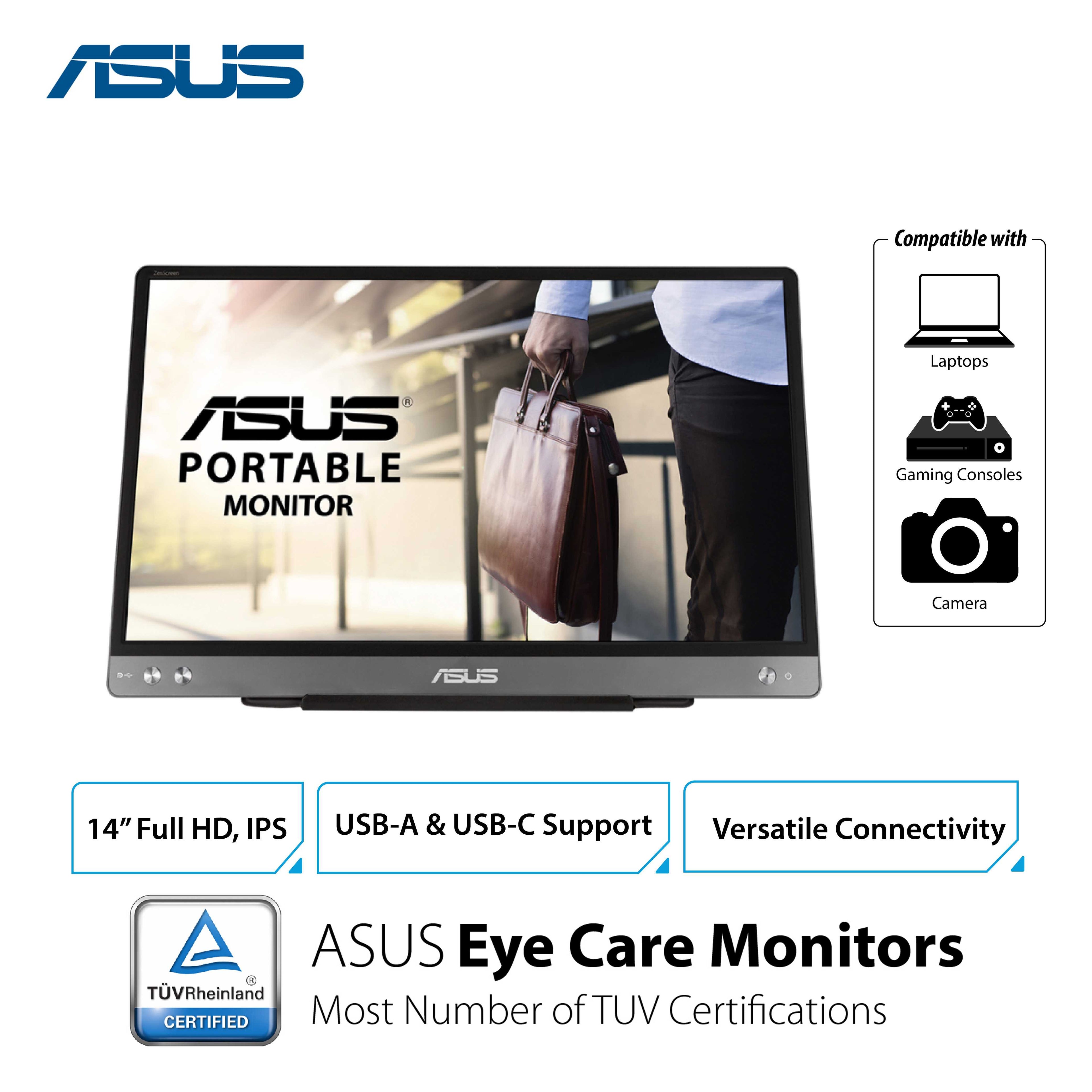ASUS ZenScreen MB14AC 14" Portable Monitor
