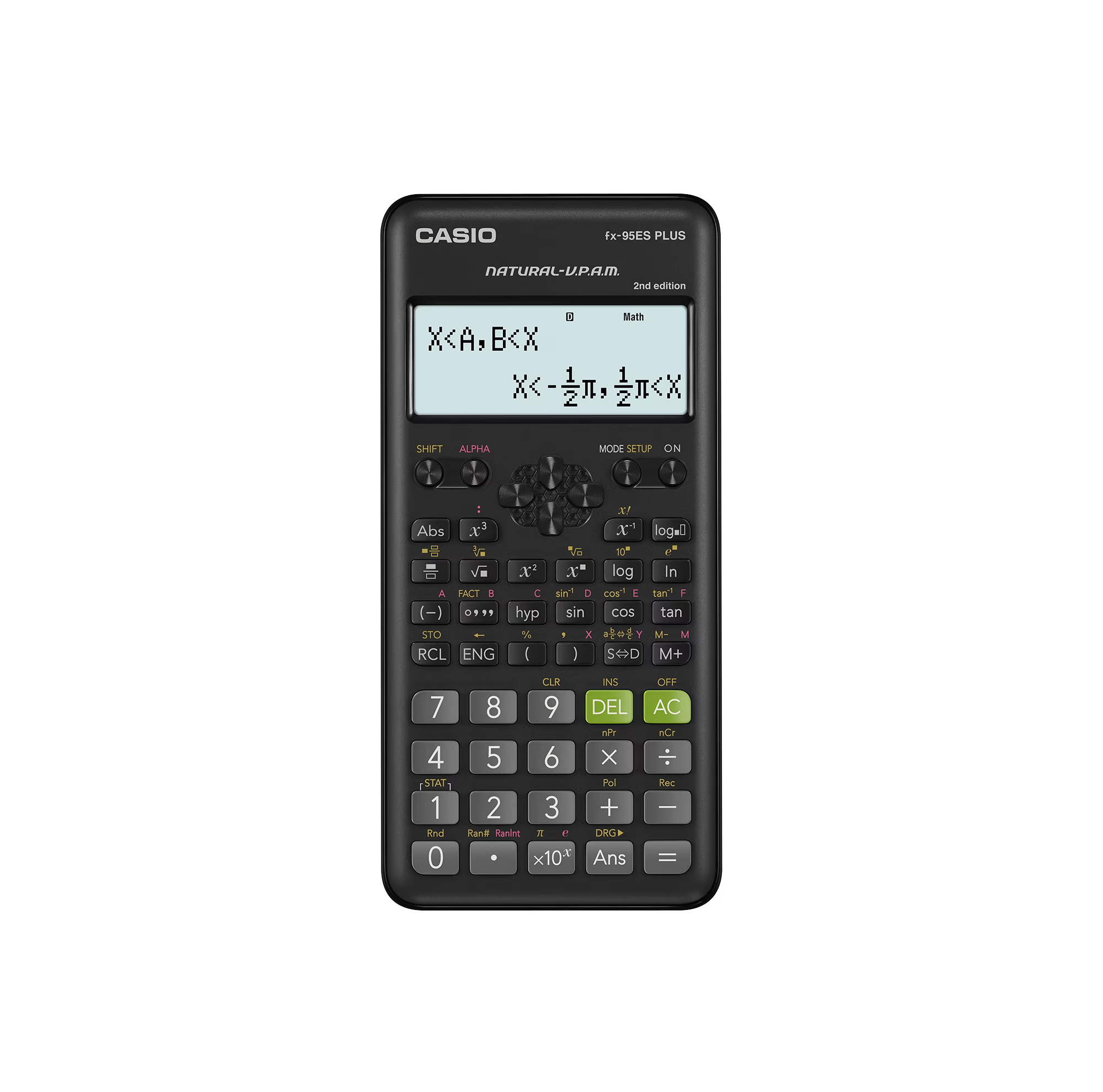 Casio fx-95ES PLUS-2 Scientific Calculator 274 Functions Natural Textbook Display