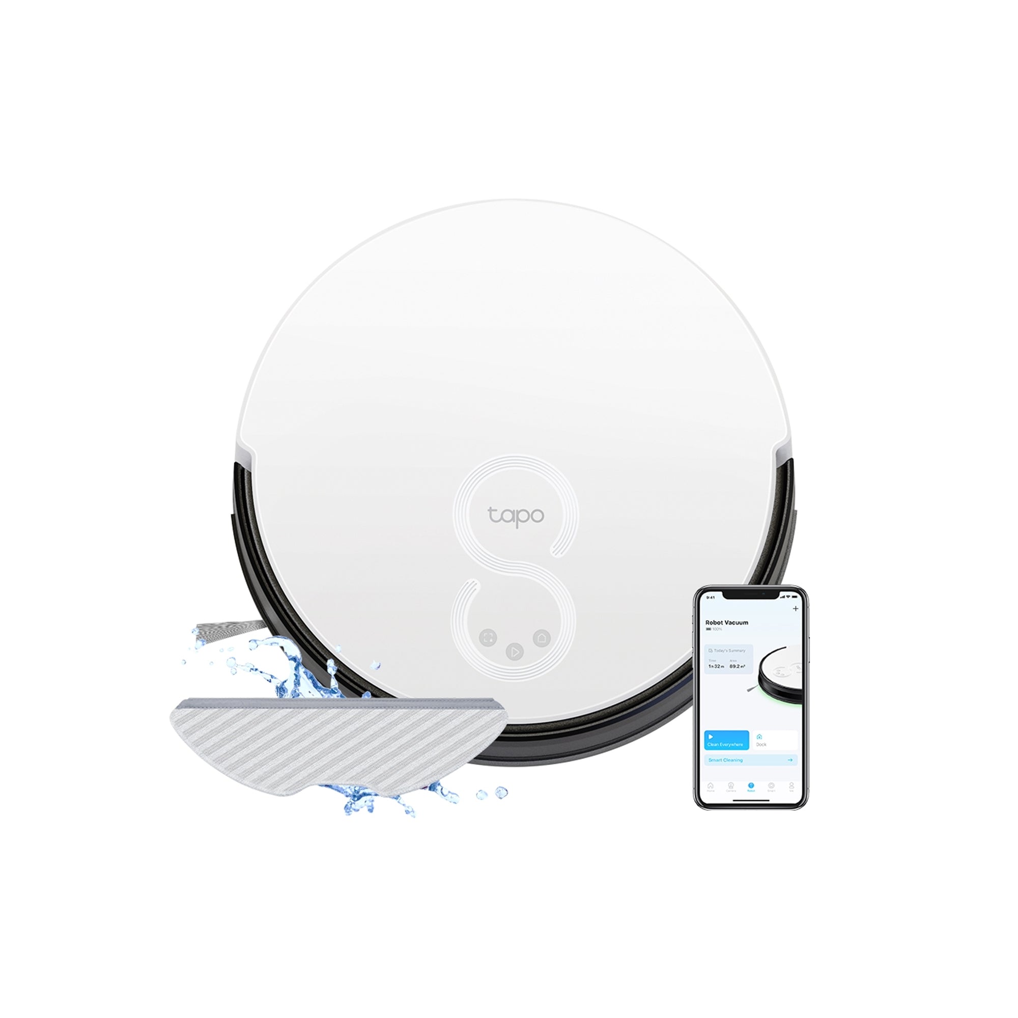 Tapo RV10 Robot Vacuum & Mop – Smart WiFi Cleaning Robot with Vacuum & Mopping Function