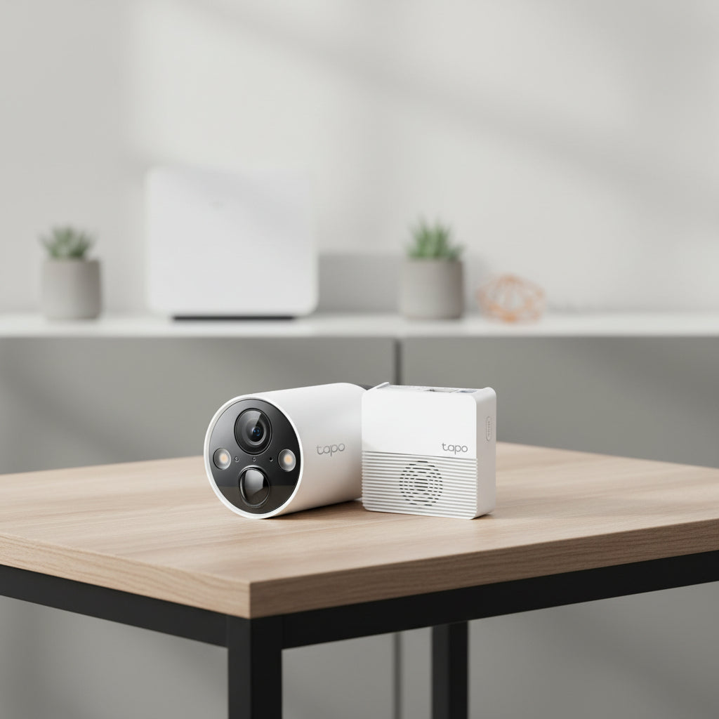 Wireless outdoor security camera Tapo C420S1 with color night vision