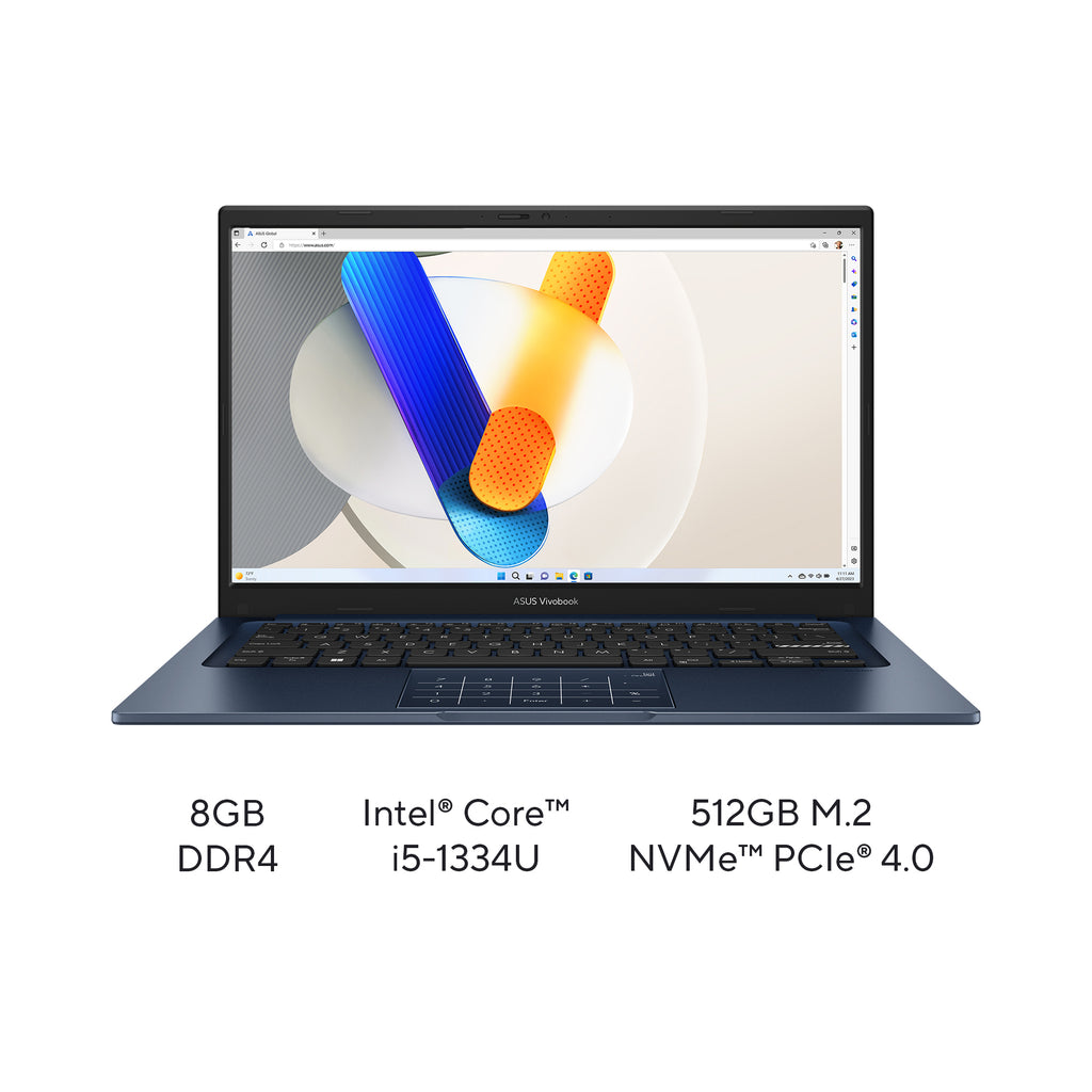 Asus Vivobook 14 X1404VA-NK766WSM i5-1334U 8GB 512G SSD 14" FHD Laptop