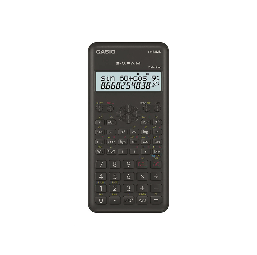 Casio fx-82MS-2 Scientific Calculator 240 Functions 2-Line Display