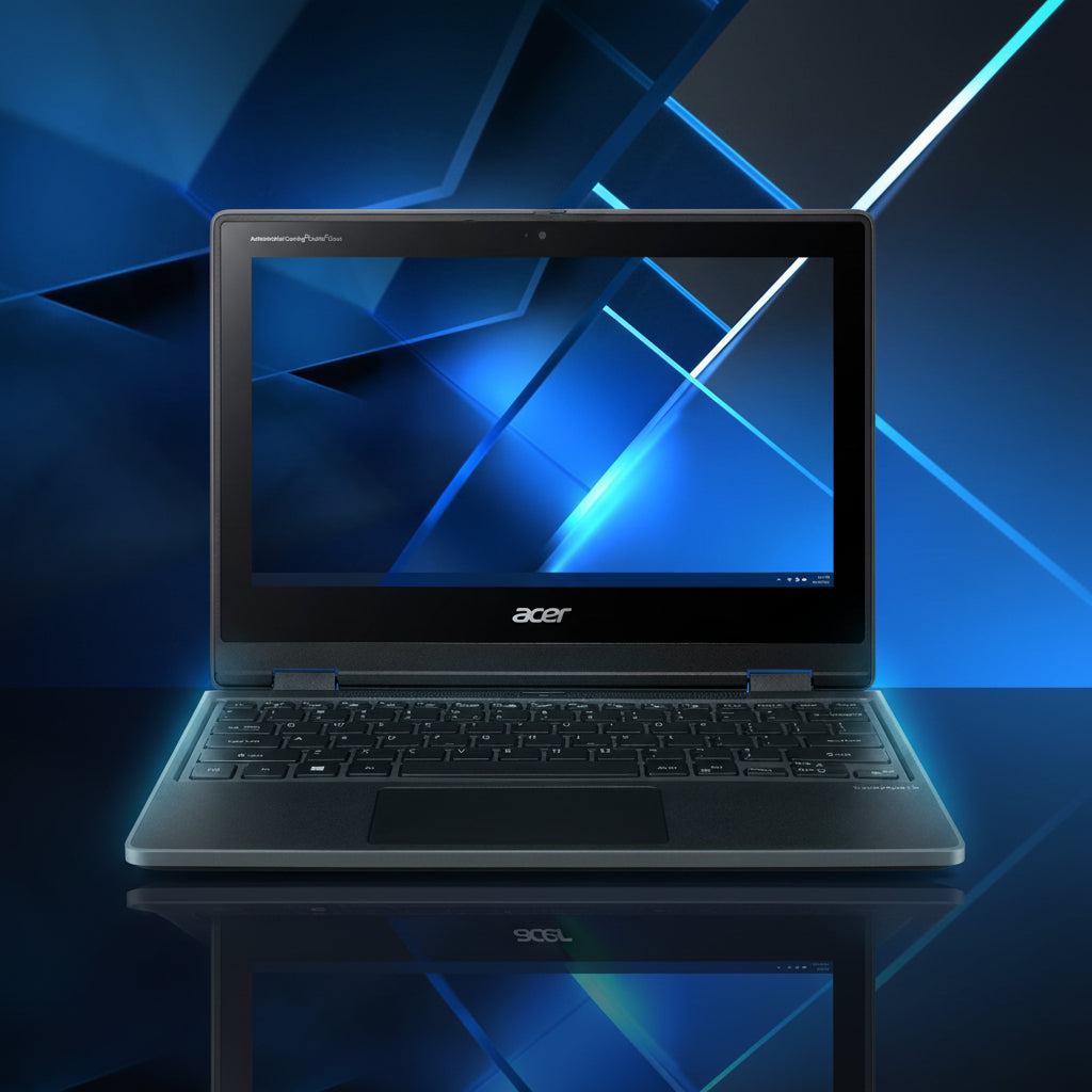 Acer TravelMate B3 Spin TMB311RN-32-C351 Convertible Laptop Intel Celeron N4500 4GB RAM 64GB 11.6" Touchscreen Stylus WiFi 6 Windows 10 Pro