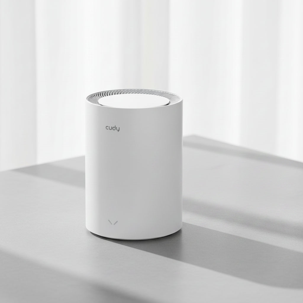 CUDY M3000 AX3000 WiFi 6 mesh system modern home setup.

1-Pack 2-Pack 3-Pack