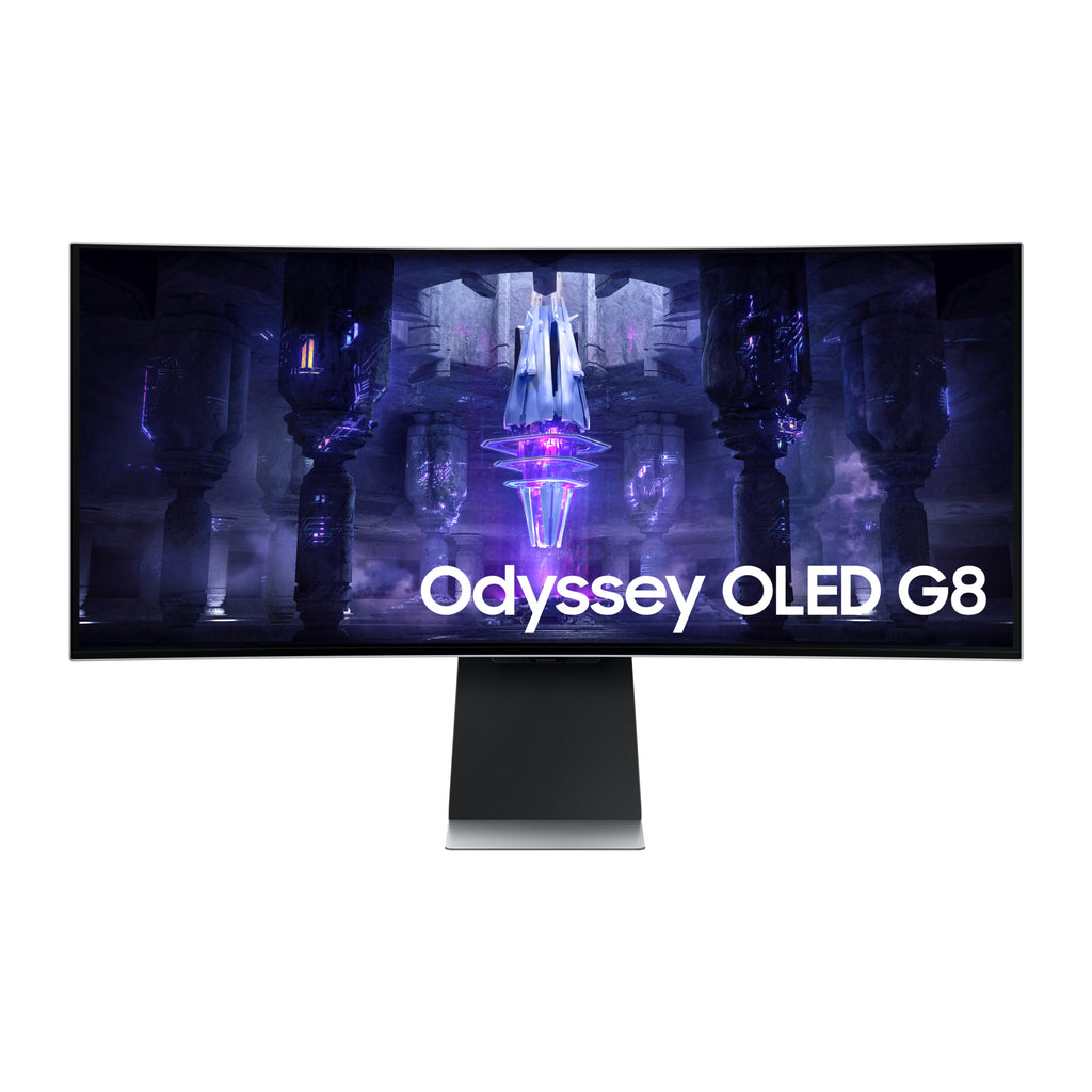 Samsung Odyssey OLED G8 34-Inch Ultra-WQHD Curved Gaming Monitor 175Hz OLED 0.1ms Smart Gaming Display