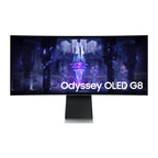 Samsung Odyssey OLED G8 34-Inch Ultra-WQHD Curved Gaming Monitor 175Hz OLED 0.1ms Smart Gaming Display