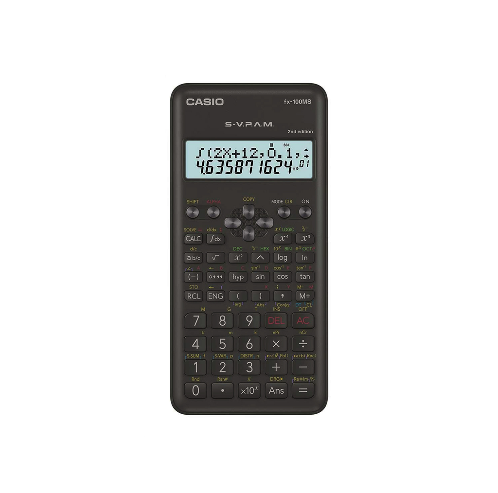 Casio fx-100MS-2 Scientific Calculator 300 Functions 2-Line Display
