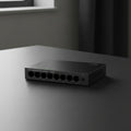 CUDY GS108E 8-port gigabit easy managed switch metal housing desk setup