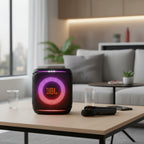 JBL PartyBox Encore 2 portable party speaker with wireless microphones
