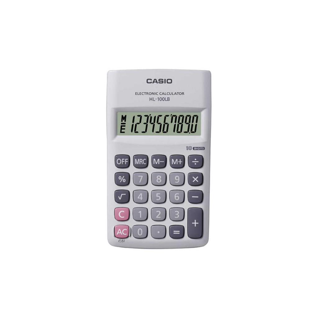 Casio HL-100LB 10-Digit Pocket Calculator with Large Display & Square Root