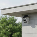 TP-Link Tapo C645D KIT solar dual-lens pan tilt security camera installed outdoors