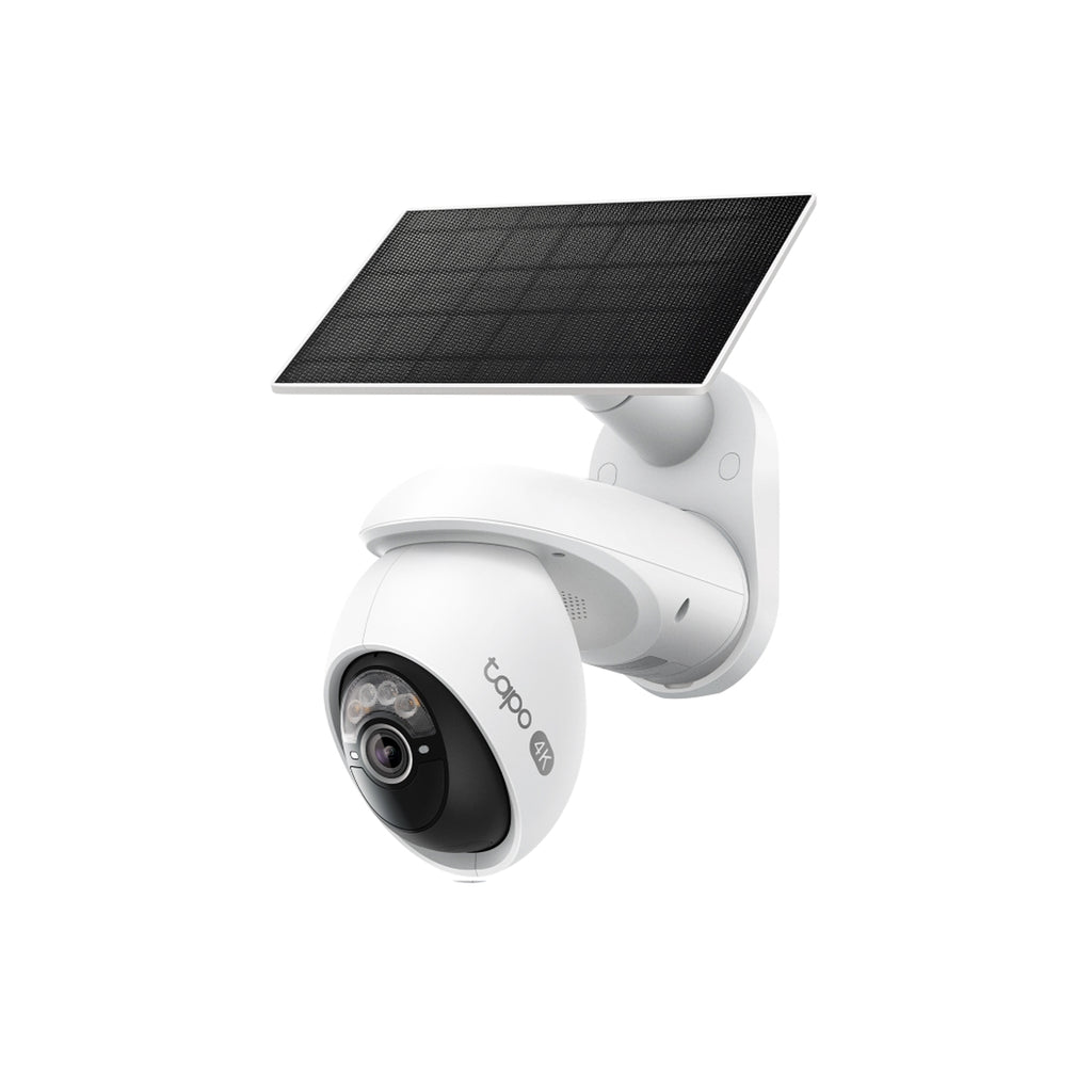Tapo C660 KIT Solar-Powered Pan/Tilt Security Camera – 4K Wi-Fi Outdoor Smart Camera with AI Tracking & Solar Charging