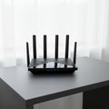 CUDY LT700 4G LTE router dual SIM home desk setup