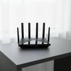 CUDY LT700 4G LTE router dual SIM home desk setup