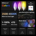 Tapo L430C Smart Light Bulb – Multicolor Wi-Fi LED Bulb with App & Voice Control