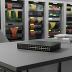CUDY GS1016 16-port gigabit unmanaged switch rackmount setup