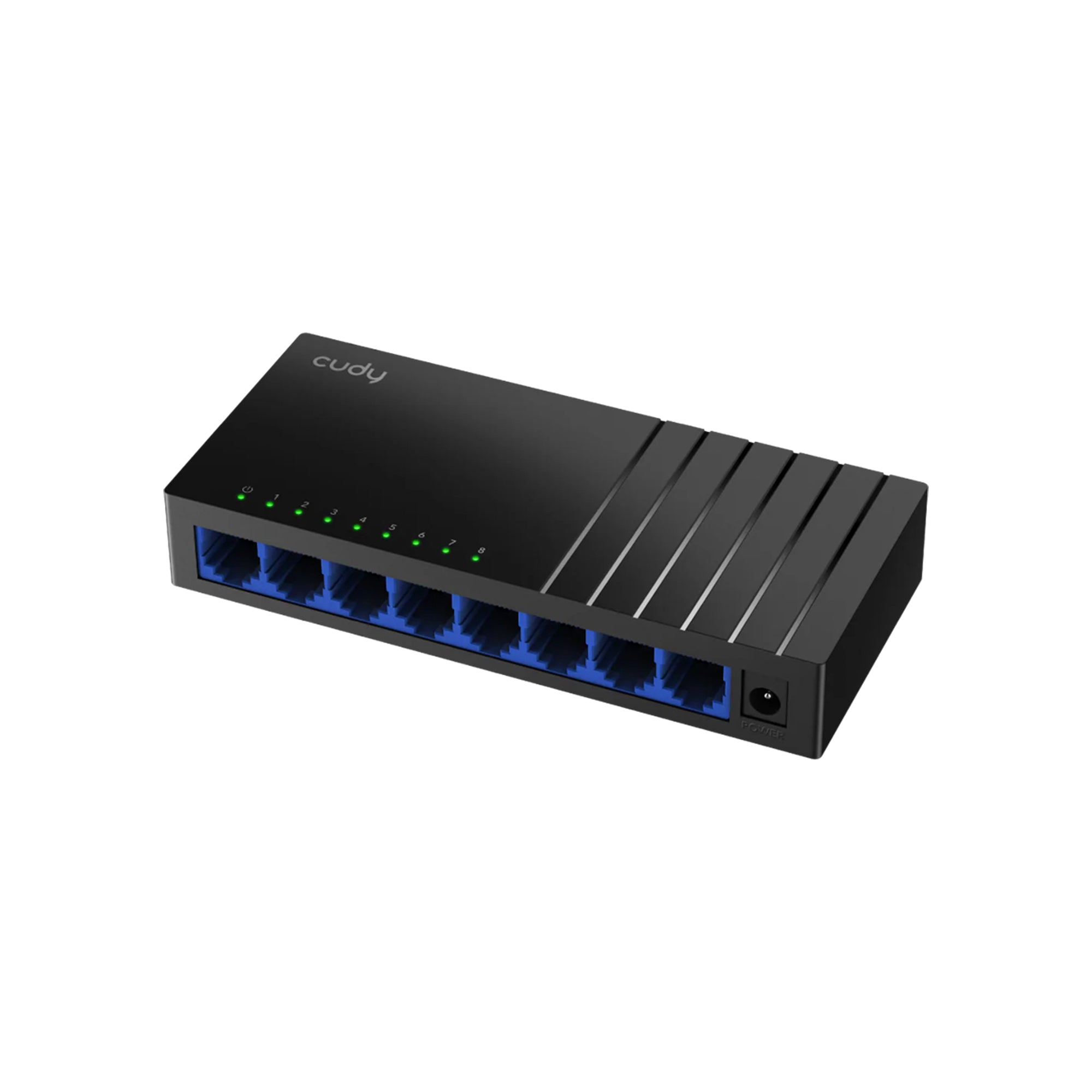 CUDY GS108D 8-Port Gigabit Unmanaged Switch – Metal Housing Plug & Play Ethernet LAN Switch for Home, Office & Gaming Network Expansion