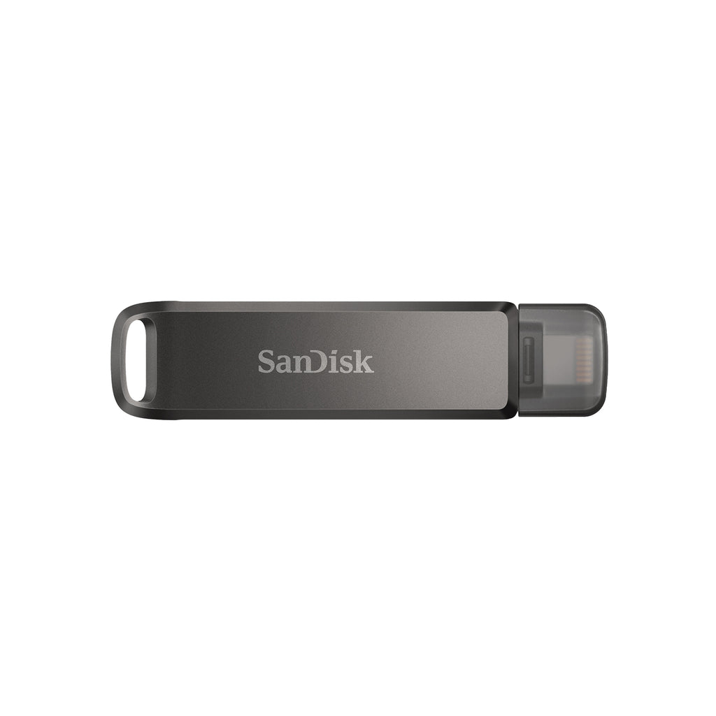 SANDISK® iXpand Flash Drive Luxe – Dual Lightning & USB Type-C Flash Drive for iPhone, iPad, MacBook & Fast Photo Video Backup