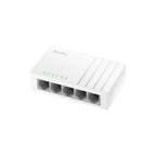 CUDY FS105D 5-Port 10/100 Mbps Unmanaged Switch – Fast Ethernet Desktop LAN Switch Plug & Play Network Hub for Home & Office