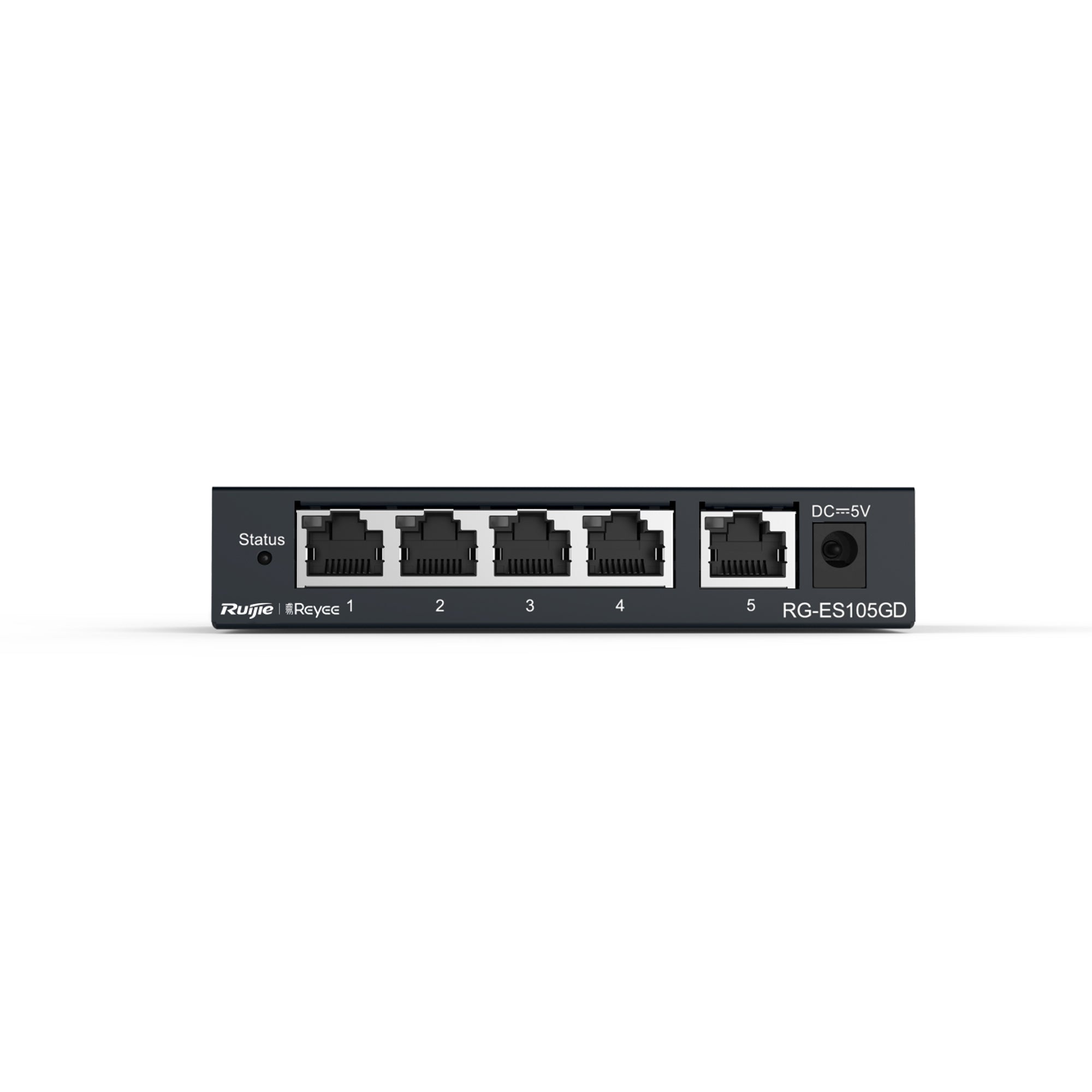 Reyee by Ruijie RG-ES105GD 5-Port Gigabit Unmanaged Non-PoE Network Switch Desktop Ethernet LAN Switch for Home & Office