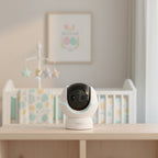 Tapo C840 baby monitor showing live feed with motion tracking on mobile app