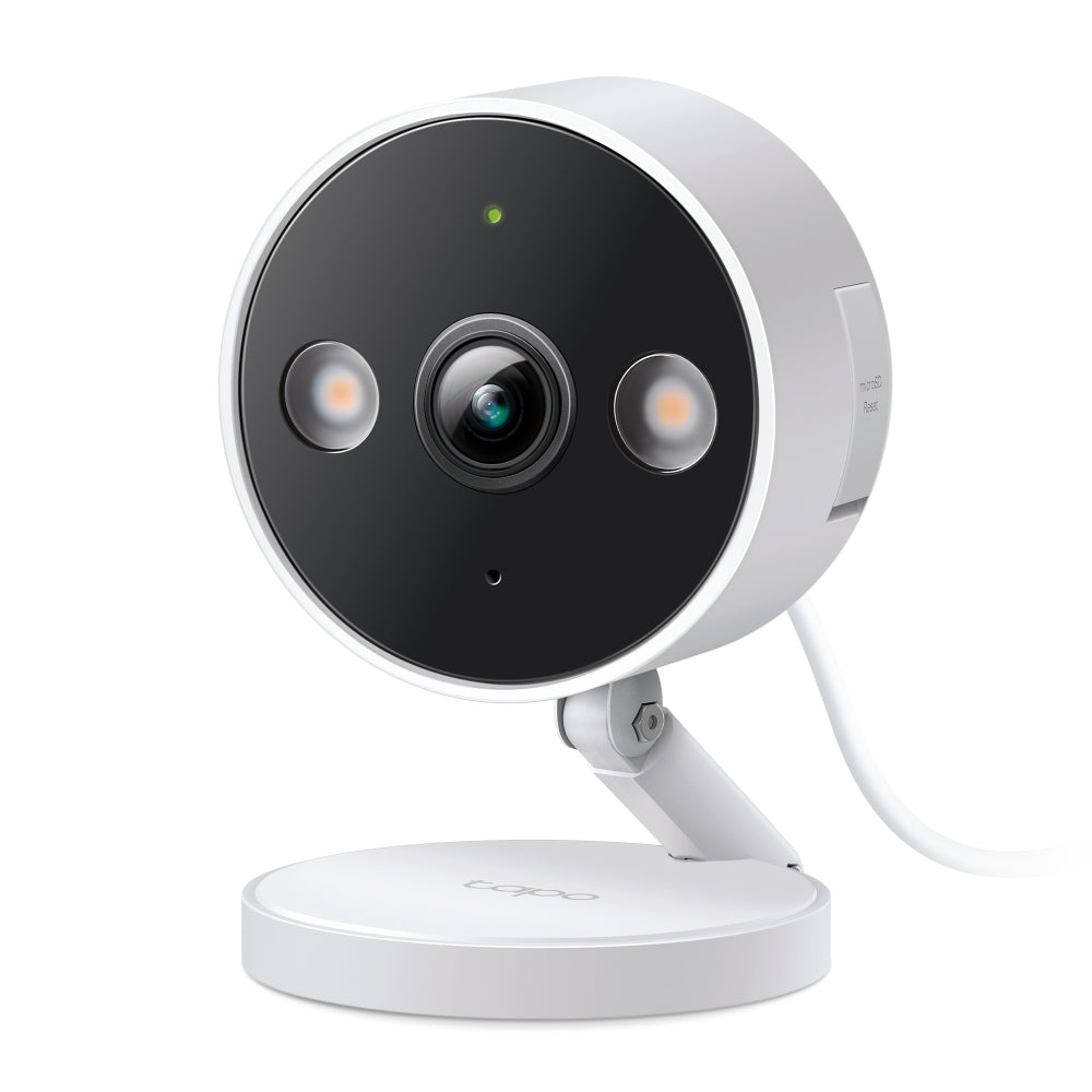 Tapo C120 Indoor/Outdoor Home Security Wi-Fi Camera – 2K QHD Smart Camera with Color Night Vision, AI Detection, IP66 Weatherproof Design & Two-Way Audio
