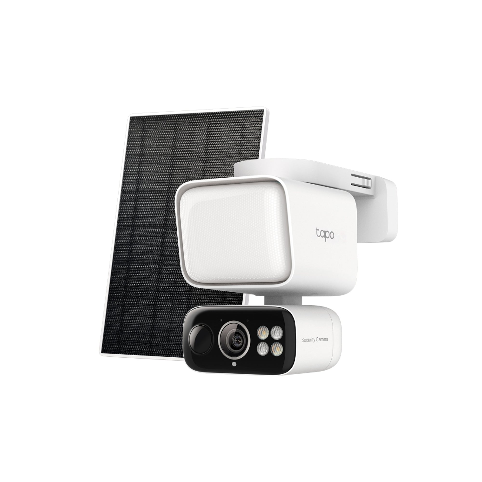 Tapo C615F KIT Solar-Powered Floodlight Pan/Tilt Security Camera Kit – 4G LTE Outdoor Smart Camera with Floodlight & AI Detection