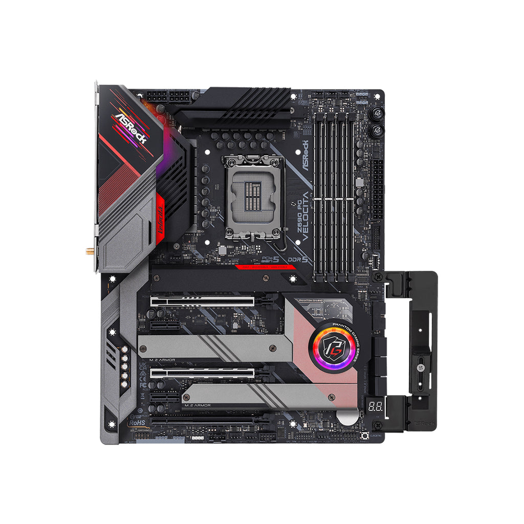 ASRock Z690 PG Velocita ATX Motherboard Intel LGA1700 DDR5 PCIe 5.0 Gaming Motherboard High Performance Desktop Motherboard